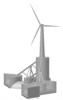 1.1 Enkeltmodul til hybrid vind- og bølgekraftverk